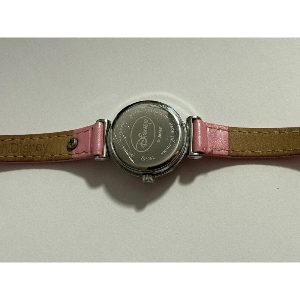 Vintage‎ MINNIE MOUSE Disney Watch Women's or Girls Pink New Battery Running